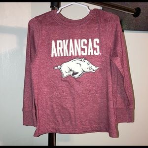 Arkansas Razorback Long Sleeve Short (Kids/Unisex)